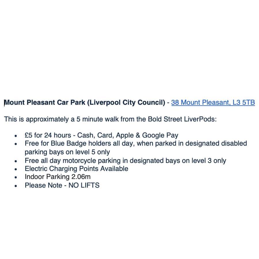 The Bold St Liverpods By Serviced Living Liverpool Zewnętrze zdjęcie