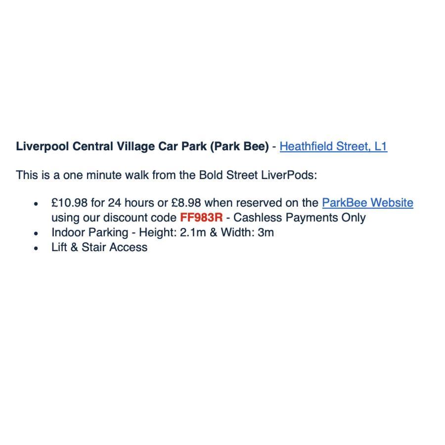 The Bold St Liverpods By Serviced Living Liverpool Zewnętrze zdjęcie
